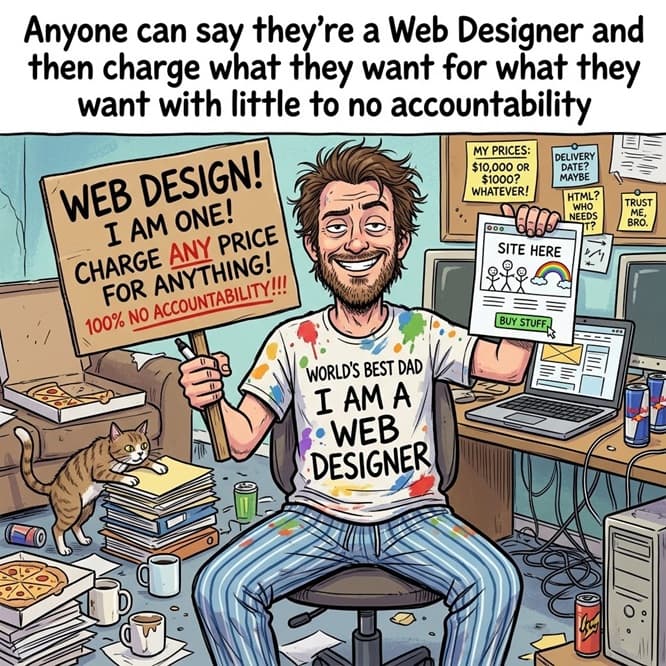 Anyone can say they're a Web Designer